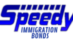 A blue and white logo for speed.